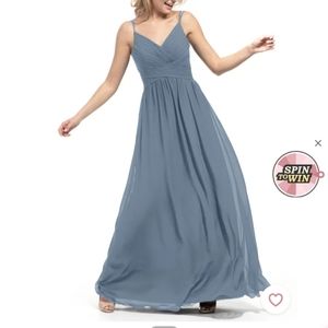 Azazie Blake Dusty Blue